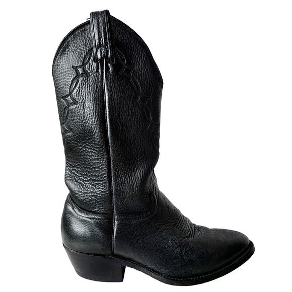 Abilene Boot Co. Other - Abilene Black Leather Cowboy Boot Men's size 8EE Western Womans 9.5